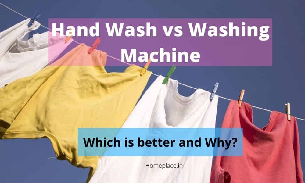 Hand wash vs washing machine