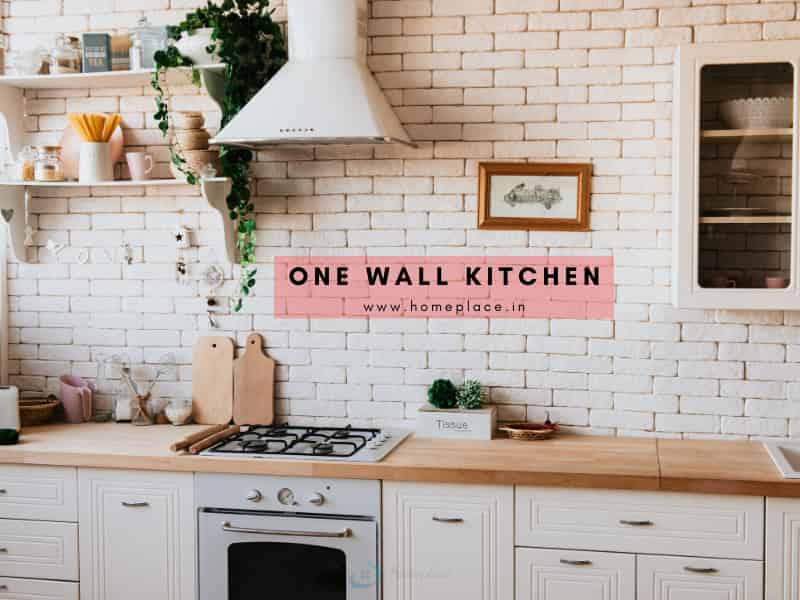 one wall kitchen idea
