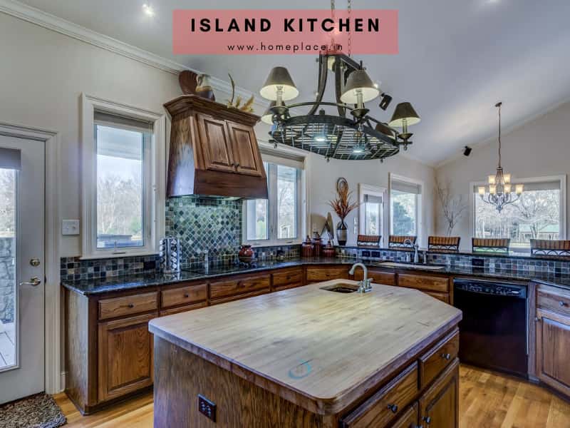 island kitchen design idea
