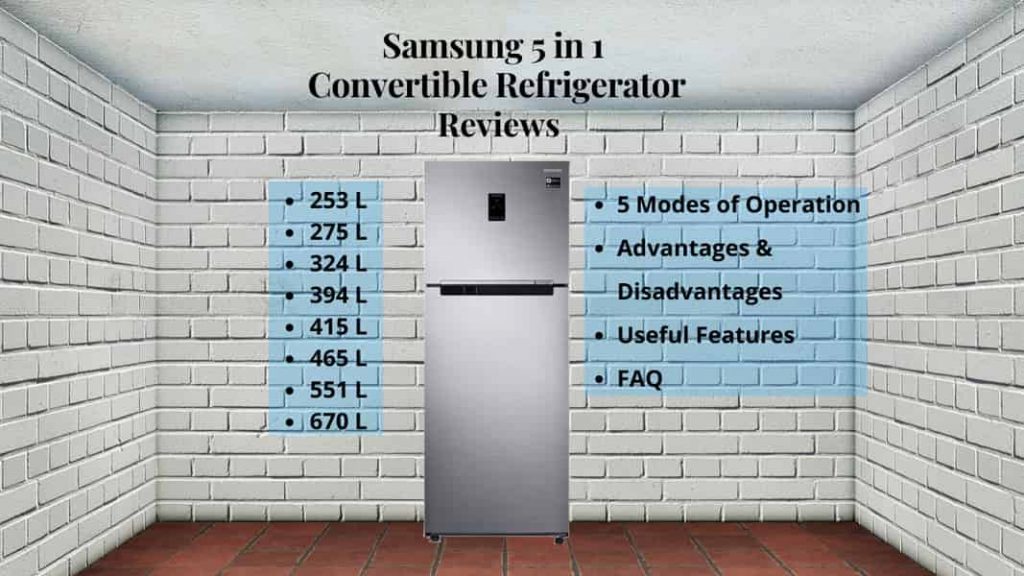 samsung 5 in 1 convertible refrigerator review