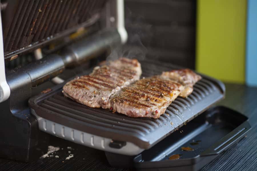 using an electric barbecue grill