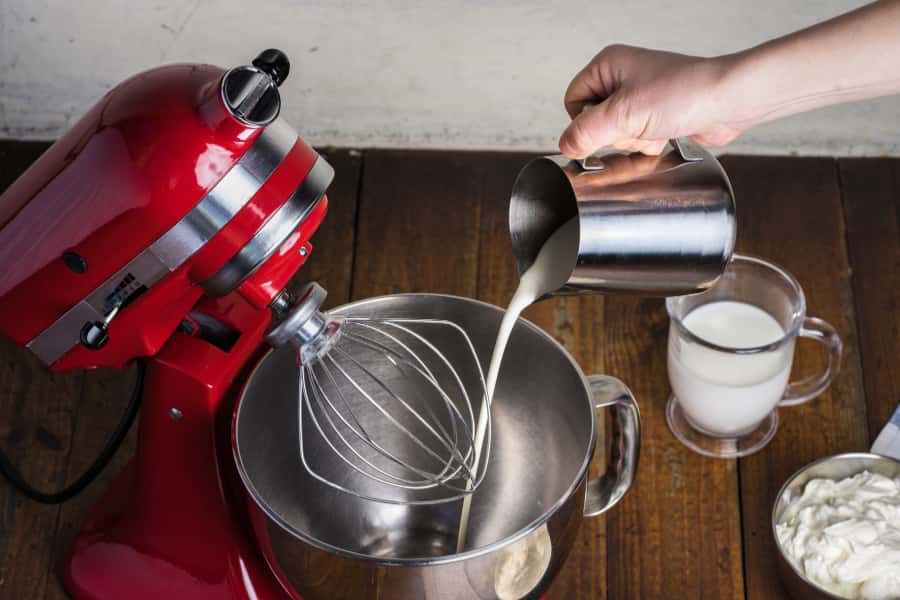using a stand mixer