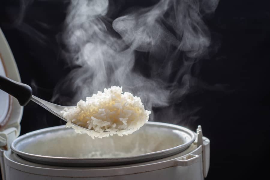 fix undercooked rice on electric pressure cooker