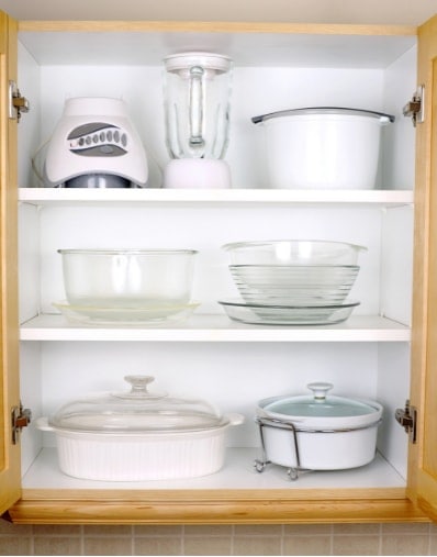 organize small kitchen appliances