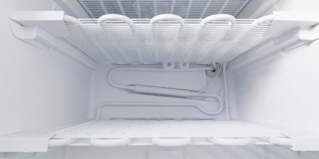 defrosted refrigerator