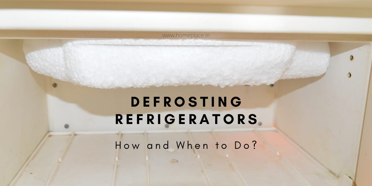 defrosting in a refrigerator