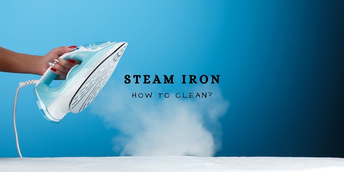 how to clean steam iron