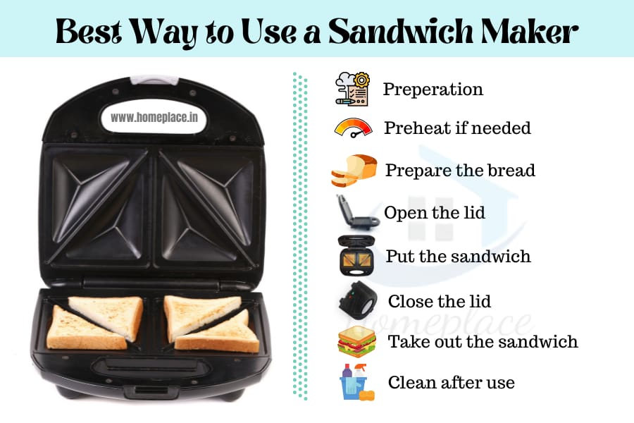 best way to make sandwich maker step-by-step