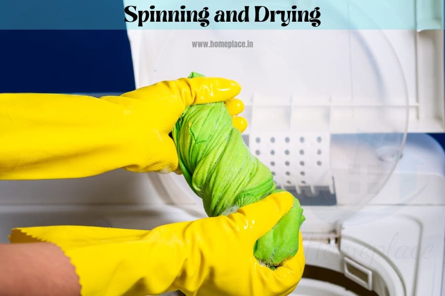 spinning and drying your laundry