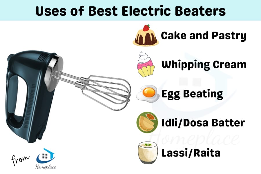 uses of best electric beaters in India