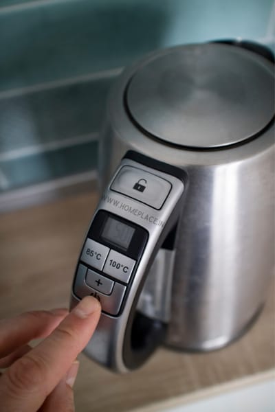 electric kettle heating capacity and boiling time