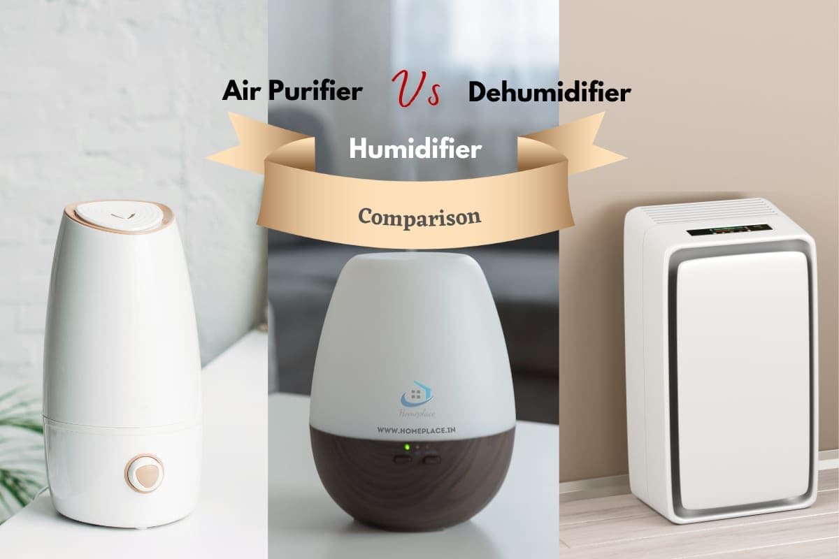 Comparison of Air Purifier vs Humidifier vs Dehumidifier