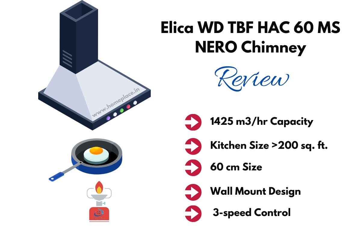 Elica WD TBF HAC 60 MS NERO 60 Cm 1425 M3Hr Auto Clean Chimney Review