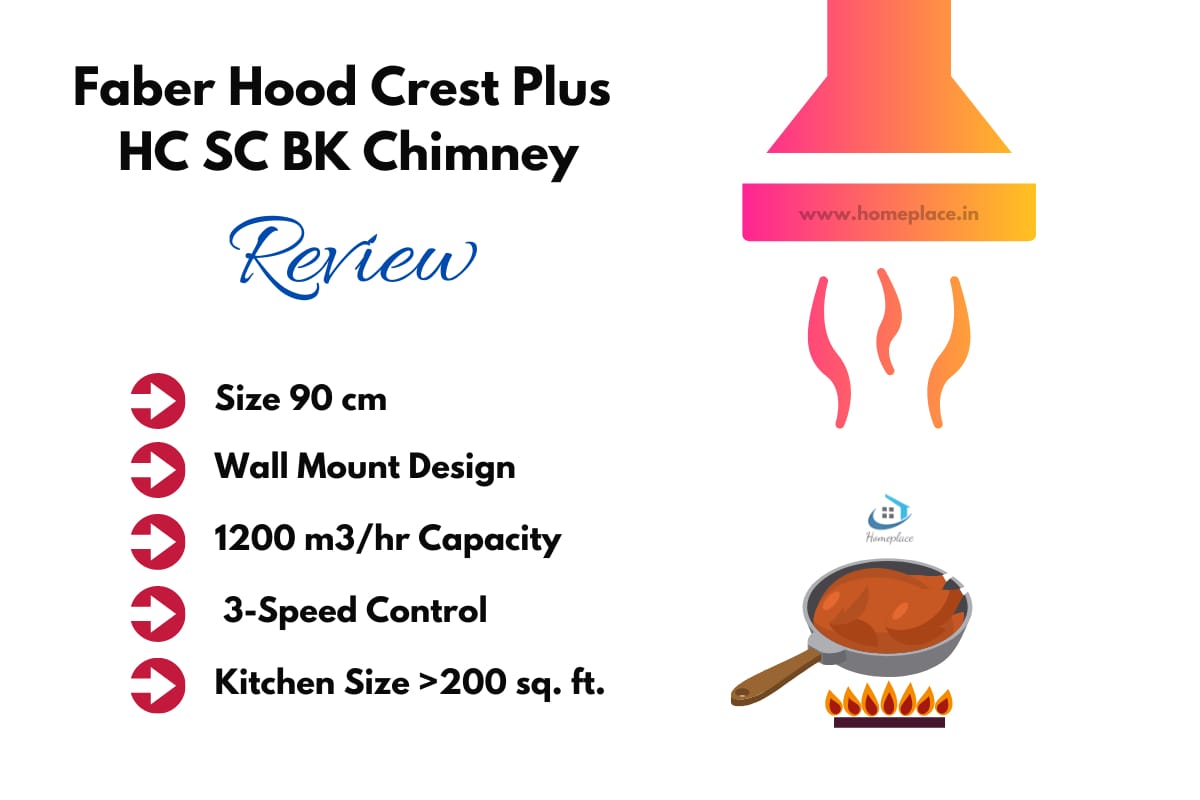 Faber Hood Crest Plus HC SC BK 90 Cm 1200 M3Hr Heat Auto Clean Chimney Review