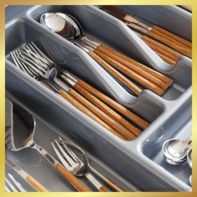 Cutlery Organizer in modular kitchen
