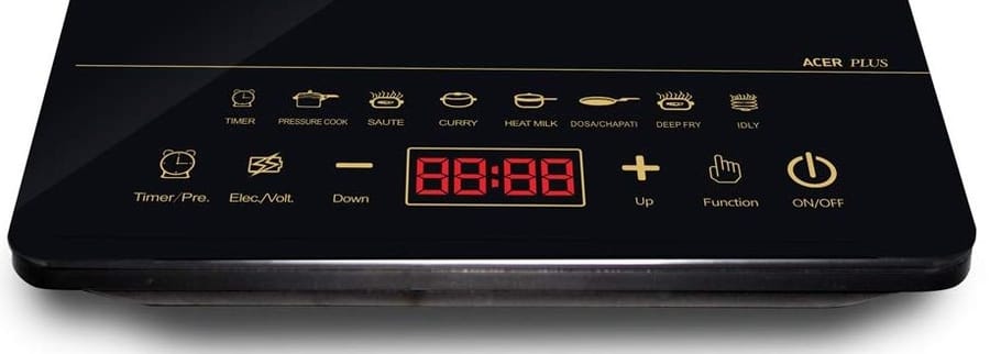 pigeon induction cooktop operating panel