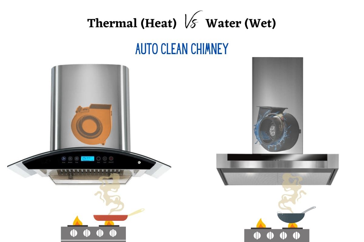 Thermal auto clean vs. water auto clean chimney