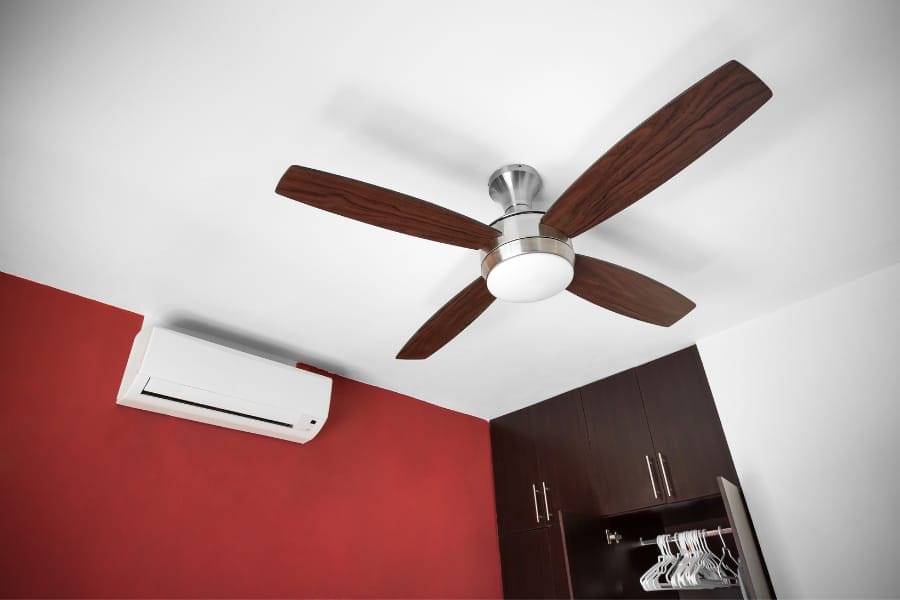 BLDC fan installed in living room